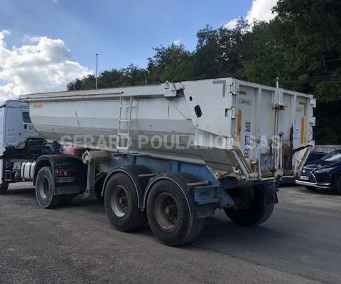 Semi-remorque Fruehauf porte hydraulique sans verrin Benne Benne TP