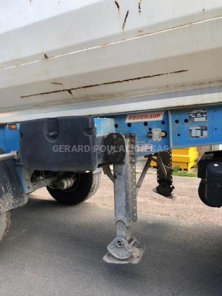 Semi-remorque Fruehauf porte hydraulique sans verrin Benne Benne TP