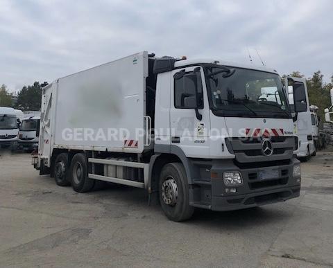Engin de voirie Mercedes Actros 2532 Camion benne à ordures ménagères