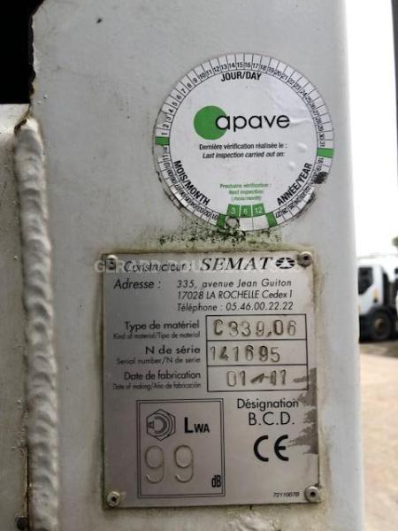 Engin de voirie Mercedes Actros 2532 Camion benne à ordures ménagères