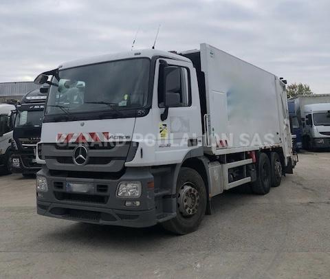 Engin de voirie Mercedes Actros 2532 Camion benne à ordures ménagères