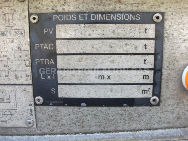 Semi-remorque Benalu benne avec la bâche éléctrique, CUL et PORTES HYDRAULIQUES Benne Benne TP