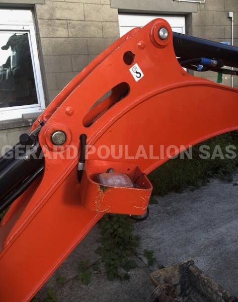 Pelle Kubota U15-3 VHG Canopy 1T5  sur chenilles AVEC 3 GODETS Mini-pelle