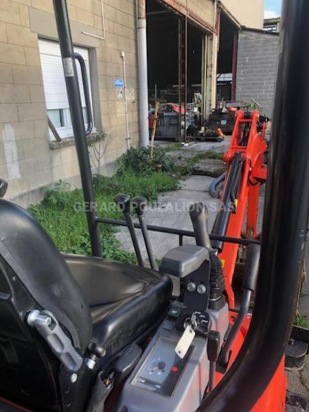 Pelle Kubota U15-3 VHG Canopy 1T5  sur chenilles AVEC 3 GODETS Mini-pelle