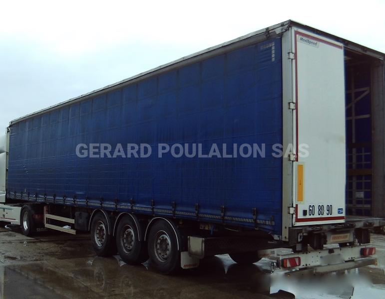 Semi-remorque Fruehauf 3 essieux Rideaux renforcés Rideaux coulissants PLSC