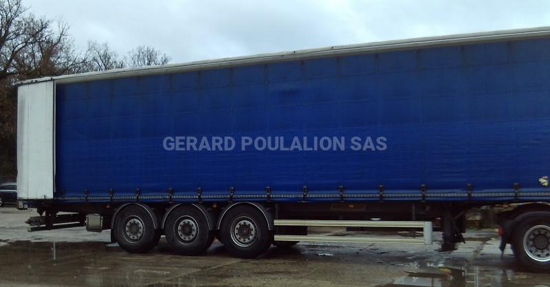 Semi-remorque Fruehauf 3 essieux Rideaux renforcés Rideaux coulissants PLSC