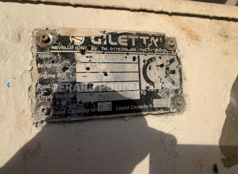 Engin de voirie Mercedes Atego 2628 AVEC SALEUSE GILETTA Camion saleuse