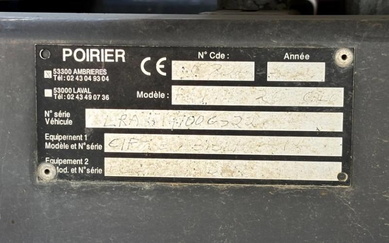 Camion DAF CF 410 FAN 6x2 ESS. ARR. RELEVABLE Benne Bi-benne