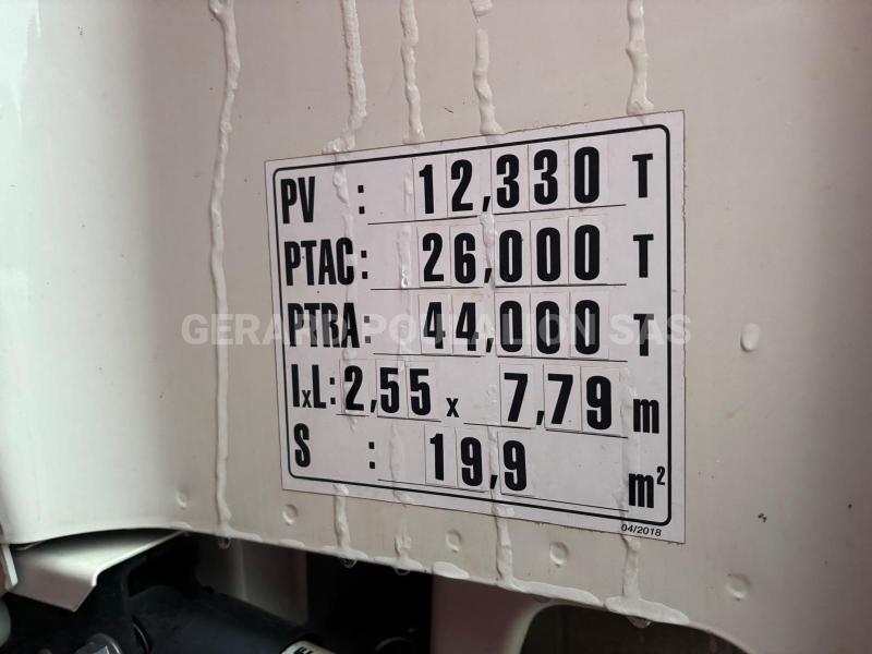 Camion DAF CF 410 FAN 6x2 ESS. ARR. RELEVABLE Benne Bi-benne