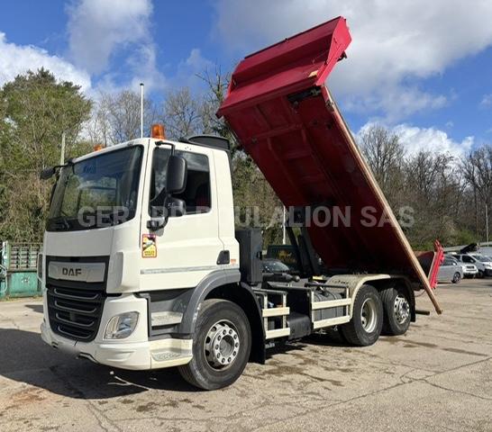 Camion DAF CF 410 FAN 6x2 ESS. ARR. RELEVABLE Benne Bi-benne