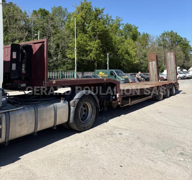Semi-remorque VEREM PLATEAU PTE ENG 3 ESS. autre ptac possible: 42500kg Porte engins