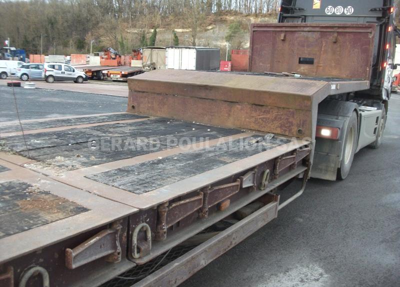 Semi-remorque VEREM PLATEAU PTE ENG 3 ESS. autre ptac possible: 42500kg Porte engins