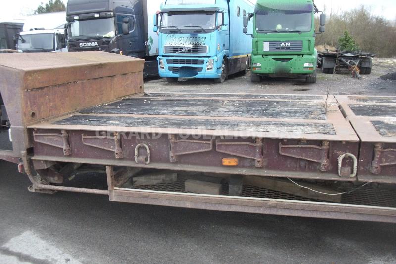 Semi-remorque VEREM PLATEAU PTE ENG 3 ESS. autre ptac possible: 42500kg Porte engins
