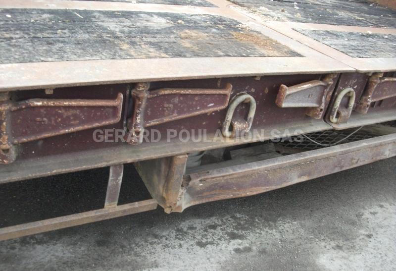 Semi-remorque VEREM PLATEAU PTE ENG 3 ESS. autre ptac possible: 42500kg Porte engins