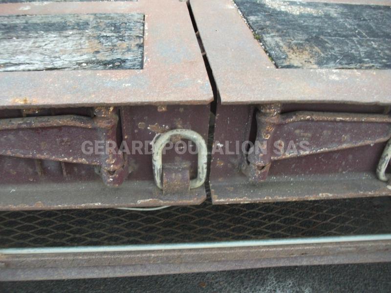 Semi-remorque VEREM PLATEAU PTE ENG 3 ESS. autre ptac possible: 42500kg Porte engins