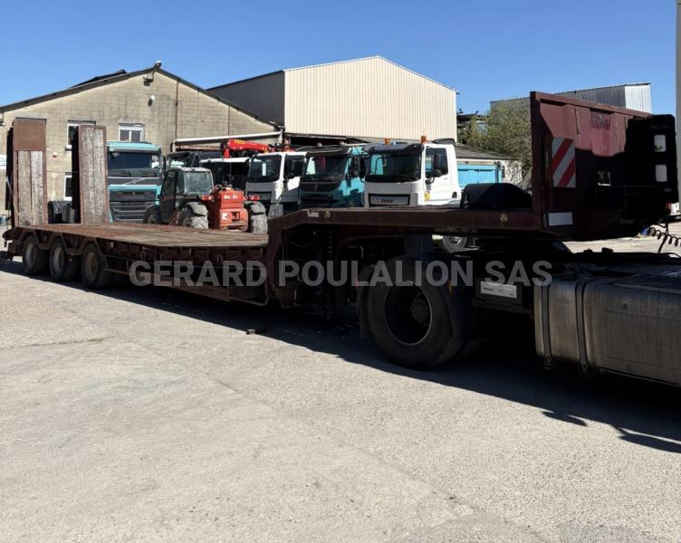 Semi-remorque VEREM PLATEAU PTE ENG 3 ESS. autre ptac possible: 42500kg Porte engins