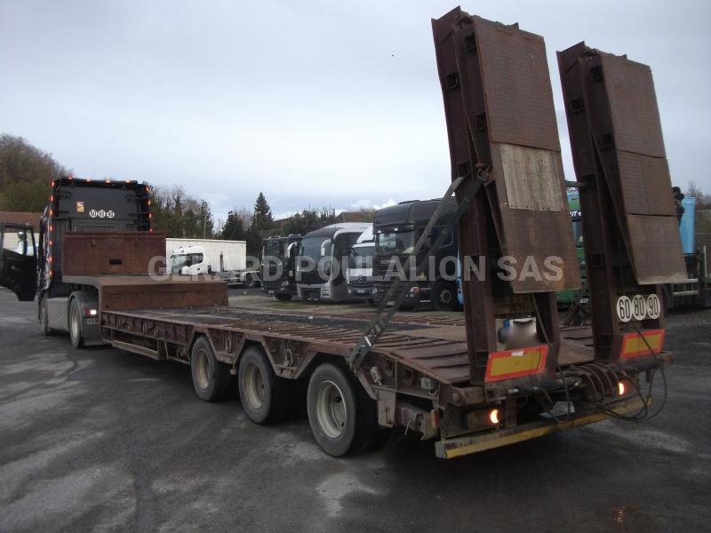 Semi-remorque VEREM PLATEAU PTE ENG 3 ESS. autre ptac possible: 42500kg Porte engins