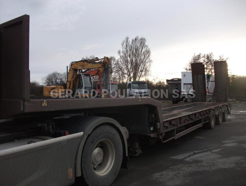 Semi-remorque VEREM PLATEAU PTE ENG 3 ESS. autre ptac possible: 42500kg Porte engins