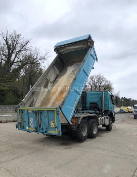 Camion Volvo FMX 410 PONT RELEVABLE, BÂCHE MANUELLE Benne Bi-benne