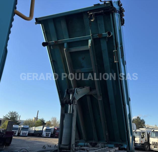 Camion Volvo FMX 410 PONT RELEVABLE, BÂCHE MANUELLE Benne Bi-benne