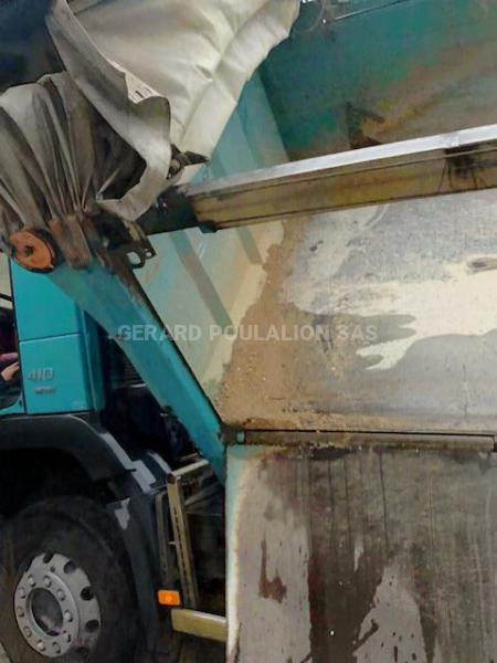 Camion Volvo FMX 410 PONT RELEVABLE, BÂCHE MANUELLE Benne Bi-benne