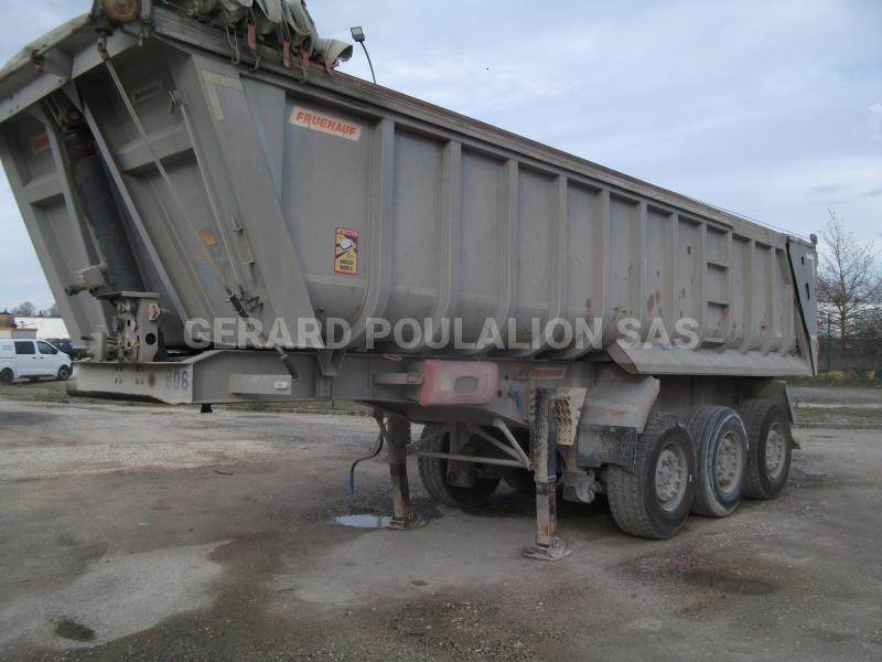 Semi-remorque Fruehauf BÂCHE manuelle 3 ess. Benne Benne arrière