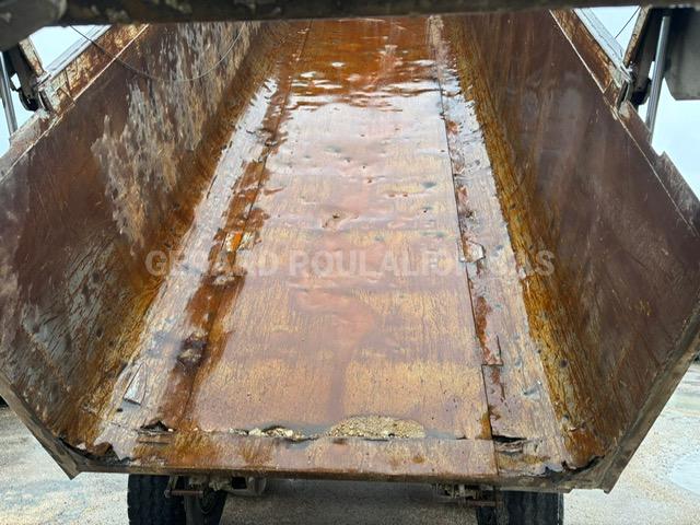 Semi-remorque Fruehauf BÂCHE manuelle 3 ess. Benne Benne arrière