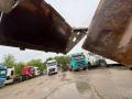 Semi-remorque Fruehauf BÂCHE manuelle 3 ess. Benne Benne arrière