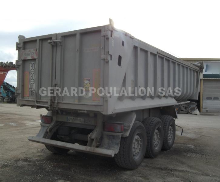 Semi-remorque Fruehauf BÂCHE manuelle 3 ess. Benne Benne arrière