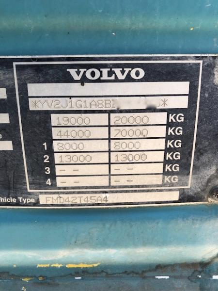 Tracteur Volvo FMX HYDRAULIQUE, BLOCAGE DIFFERENTIEL