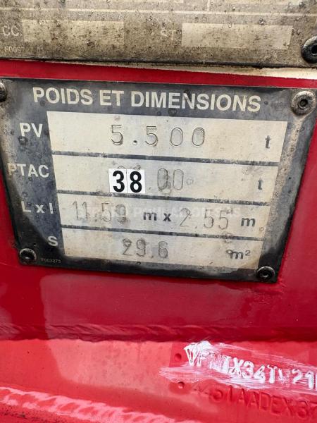 Semi-remorque General Trailers 3 ESS 36.000 L, 7 CPTS Citerne Hydrocarbures