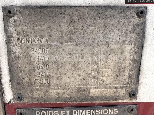 Semi-remorque General Trailers 3 ESS 36.000 LITRES, 7 CPTS Citerne Hydrocarbures