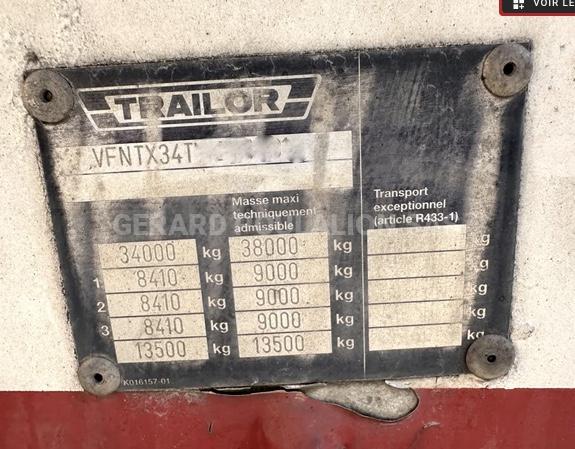 Semi-remorque General Trailers 3 ESS 36.000 LITRES, 7 CPTS Citerne Hydrocarbures