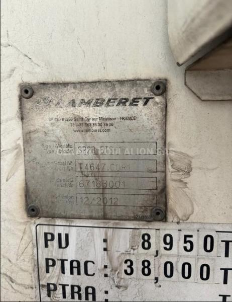 Semi-remorque Lamberet GPE FROID THERMOKING Frigo Mono température