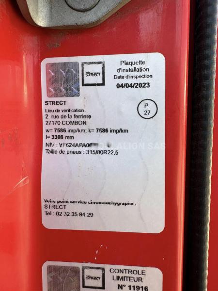 Camion Renault PREMIUM 450 dxi CIT. MAGYAR CARB LEG 15000L 5 CPTM Citerne Hydrocarbures