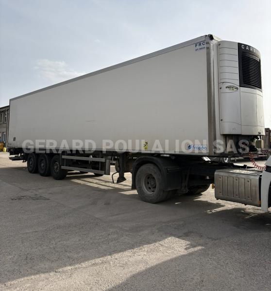Semi-remorque Lecitrailer FG TD GPE FROID CARRIER HAYON DHOLLANDIA 3 ess. Frigo Mono température