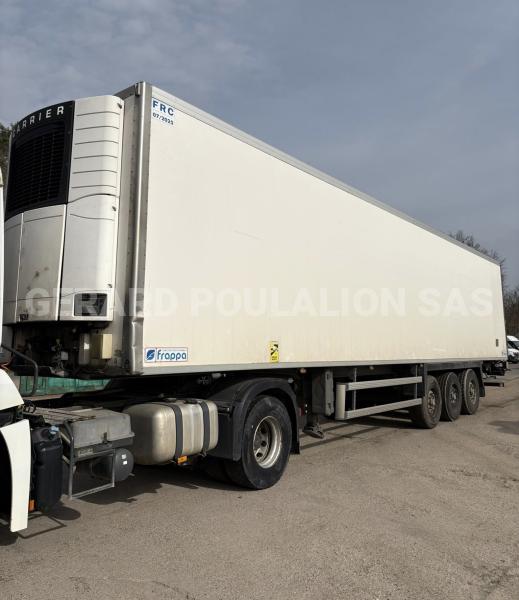 Semi-remorque Lecitrailer FG TD GPE FROID CARRIER HAYON DHOLLANDIA 3 ess. Frigo Mono température
