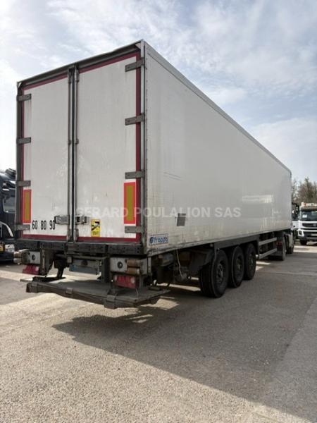 Semi-remorque Lecitrailer FG TD GPE FROID CARRIER HAYON DHOLLANDIA 3 ess. Frigo Mono température