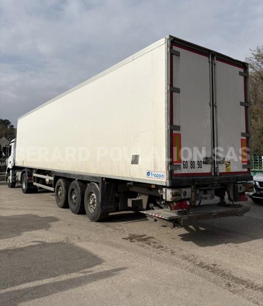 Semi-remorque Lecitrailer FG TD GPE FROID CARRIER HAYON DHOLLANDIA 3 ess. Frigo Mono température