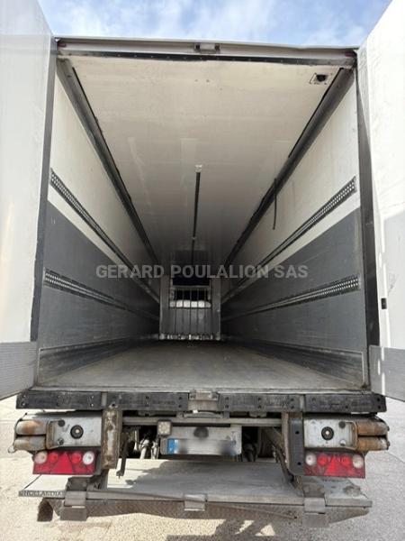 Semi-remorque Lecitrailer FG TD GPE FROID CARRIER HAYON DHOLLANDIA 3 ess. Frigo Mono température