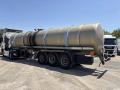 Semi-remorque Eta CIT ALIM 23000 L 1 cptm 3 ess. Mono compartiment, 1 trappe d'accès haute Citerne Alimentaire