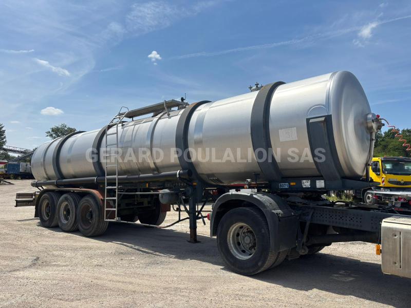 Semi-remorque Eta CIT ALIM 23000 L 1 cptm 3 ess. Mono compartiment, 1 trappe d'accès haute Citerne Alimentaire