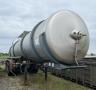 Semi-remorque Eta CIT ALIM 23000 L 1 cptm 3 ess. Mono compartiment, 1 trappe d'accès haute Citerne Alimentaire