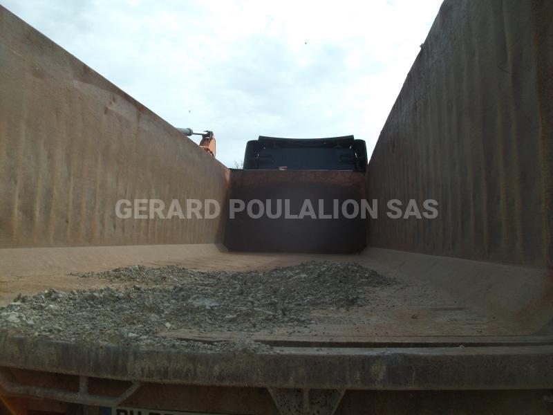 Semi-remorque Robuste kaiser 2 ess. 4 gros pneus Benne Benne TP