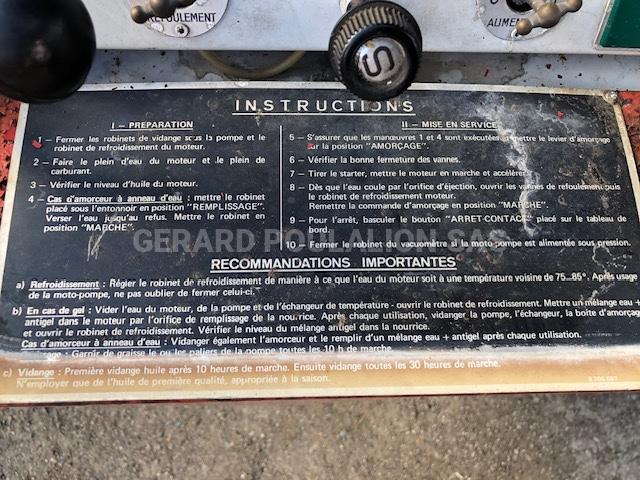 Matériel de chantier CAVIMA Motopompe  1 ess. Autre matériel de chantier