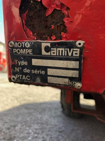 Matériel de chantier CAVIMA Motopompe  1 ess.