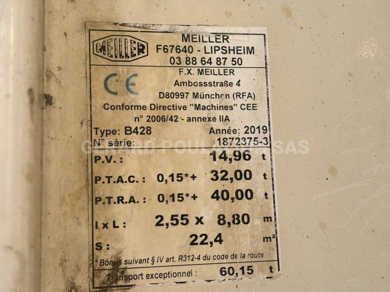 Camion MAN TGS 35.460 avec bâche Benne Bi-benne