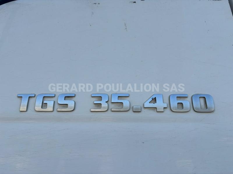 Camion MAN TGS 35.460 avec bâche Benne Bi-benne