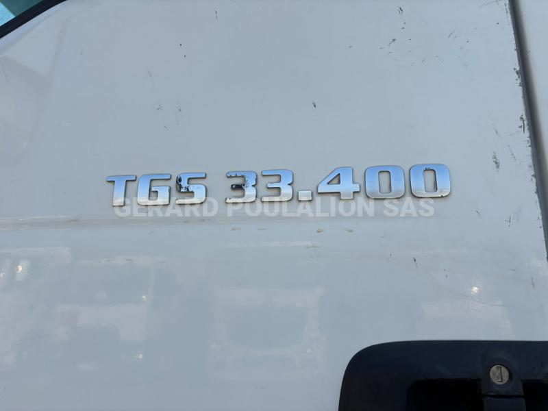 Camion MAN TGS 33.400 BI-BENNE MARREL + grue HMF 1310K3 Benne Bi-benne