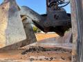 Camion MAN TGS 33.400 6X4 BI-BENNE MARREL + grue HMF 1310K3 Benne Bi-benne